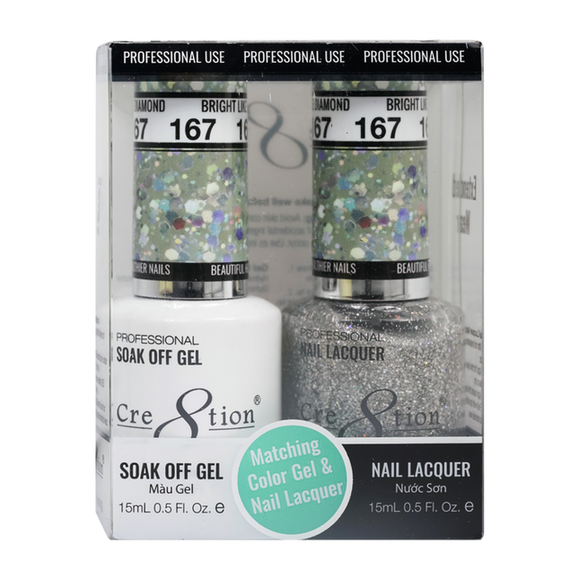 Cre8tion - Gel & Lacquer Glitter Duo (#145 - #216)