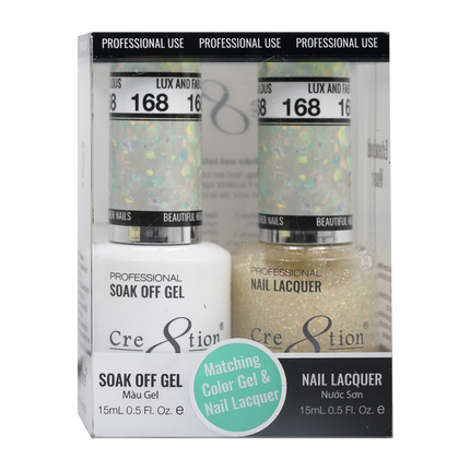 Cre8tion - Gel & Lacquer Glitter Duo (#145 - #216)