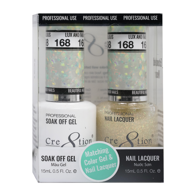 Cre8tion - Gel & Lacquer Glitter Duo (#145 - #216)