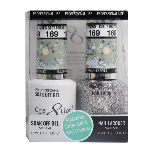 Cre8tion - Gel & Lacquer Glitter Duo (#145 - #216)