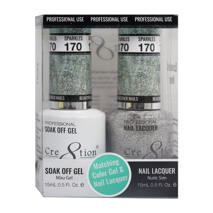 Cre8tion - Gel & Lacquer Glitter Duo (#145 - #216)