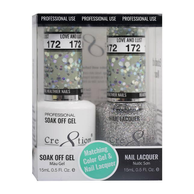Cre8tion - Gel & Lacquer Glitter Duo (#145 - #216)