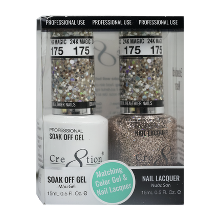 Cre8tion - Gel & Lacquer Glitter Duo (#145 - #216)