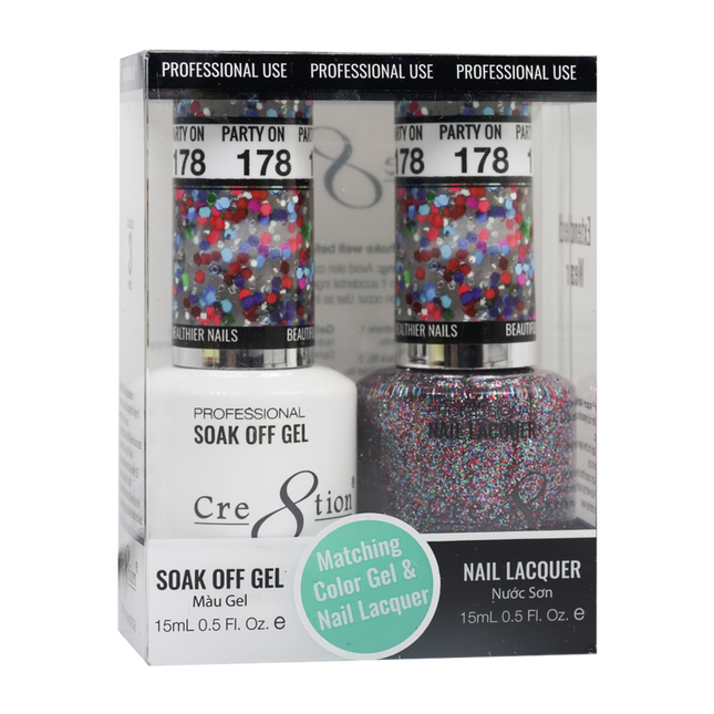 Cre8tion - Gel & Lacquer Glitter Duo (#145 - #216)