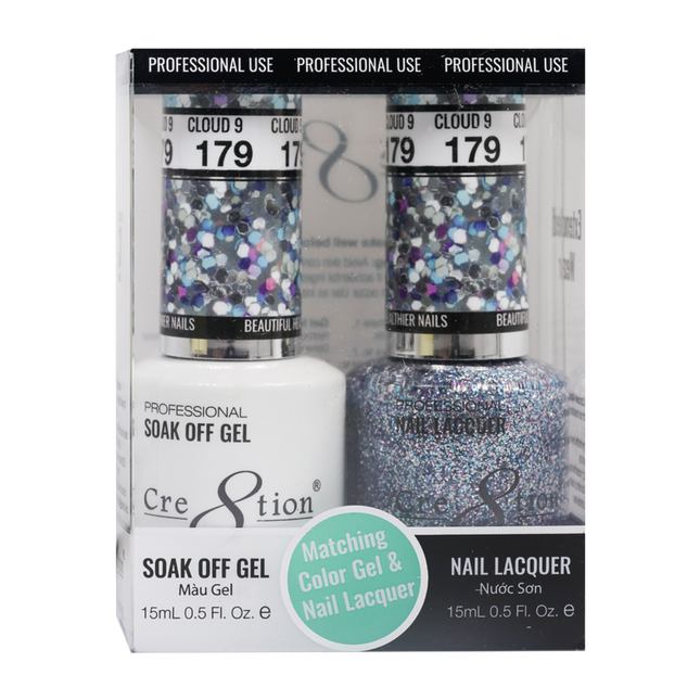 Cre8tion - Gel & Lacquer Glitter Duo (#145 - #216)