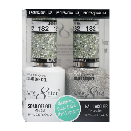 Cre8tion - Gel & Lacquer Glitter Duo (#145 - #216)