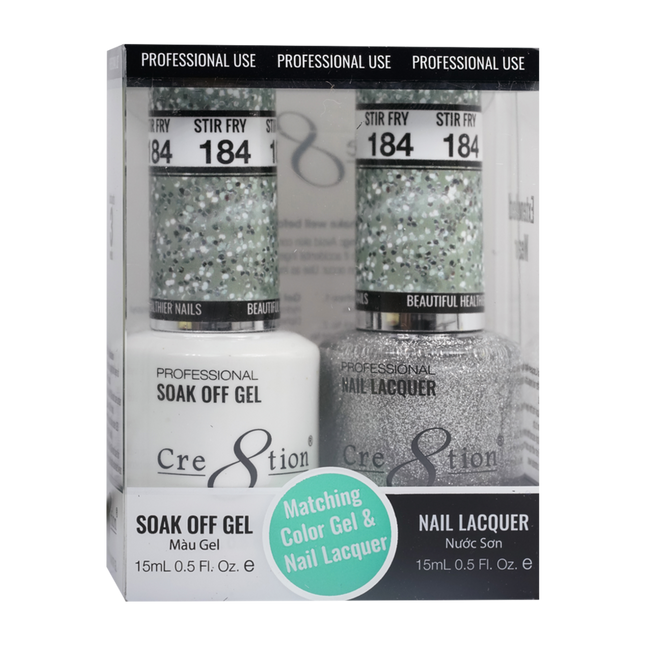 Cre8tion - Gel & Lacquer Glitter Duo (#145 - #216)