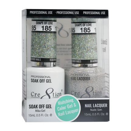 Cre8tion - Gel & Lacquer Glitter Duo (#145 - #216)