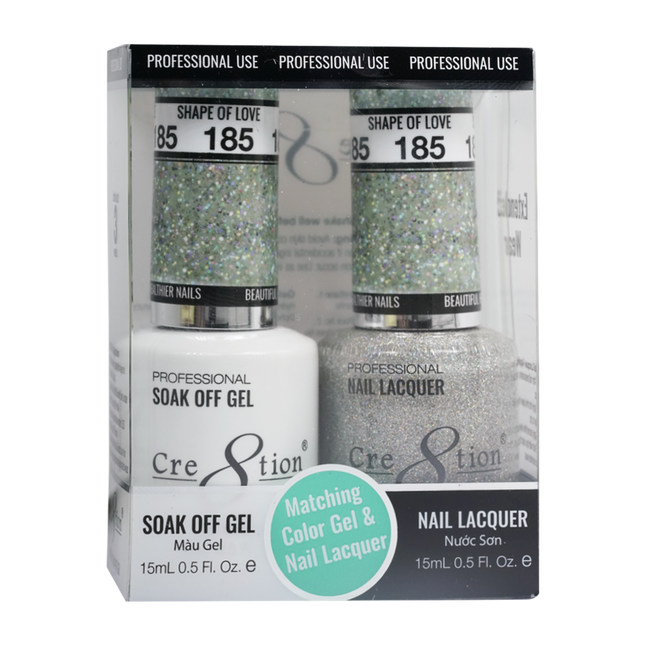 Cre8tion - Gel & Lacquer Glitter Duo (#145 - #216)