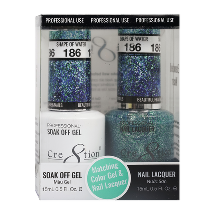 Cre8tion - Gel & Lacquer Glitter Duo (#145 - #216)