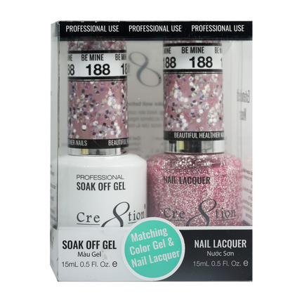 Cre8tion - Gel & Lacquer Glitter Duo (#145 - #216)