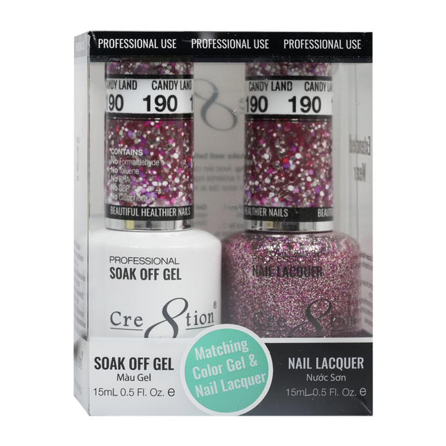 Cre8tion - Gel & Lacquer Glitter Duo (#145 - #216)