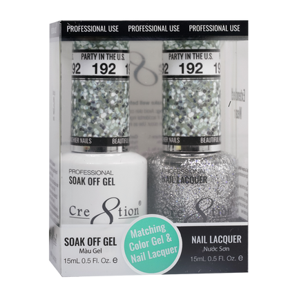 Cre8tion - Gel & Lacquer Glitter Duo (#145 - #216)