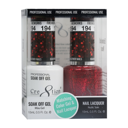 Cre8tion - Gel & Lacquer Glitter Duo (#145 - #216)