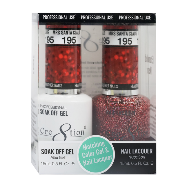 Cre8tion - Gel & Lacquer Glitter Duo (#145 - #216)