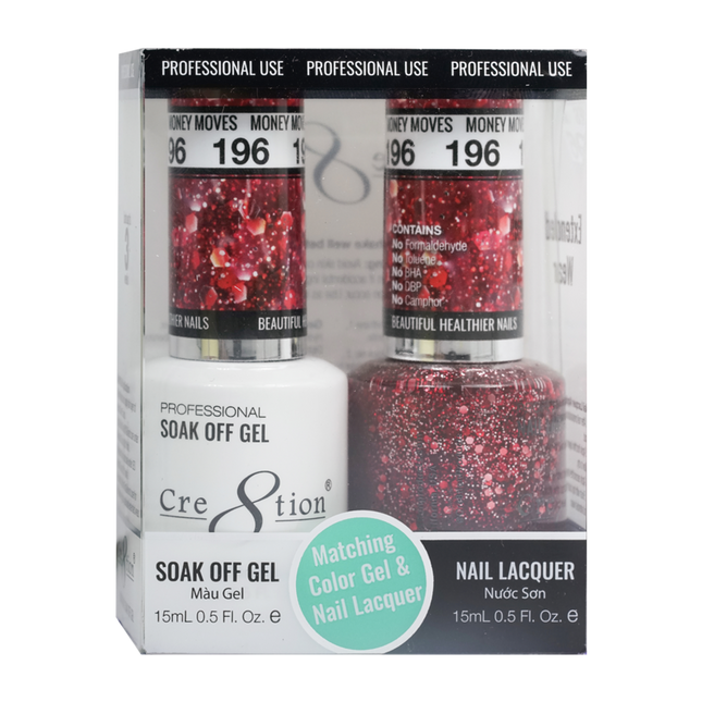 Cre8tion - Gel & Lacquer Glitter Duo (#145 - #216)