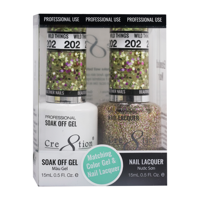 Cre8tion - Gel & Lacquer Glitter Duo (#145 - #216)