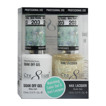 Cre8tion - Gel & Lacquer Glitter Duo (#145 - #216)