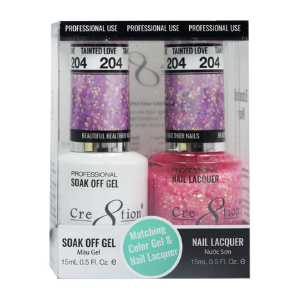 Cre8tion - Gel & Lacquer Glitter Duo (#145 - #216)