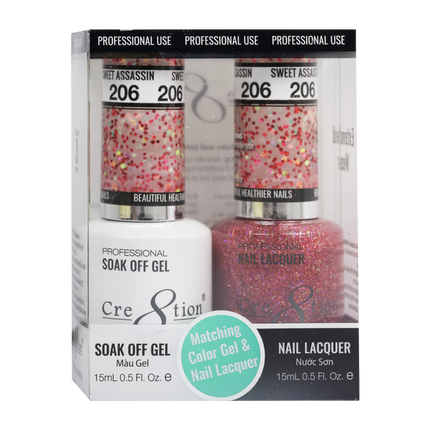 Cre8tion - Gel & Lacquer Glitter Duo (#145 - #216)