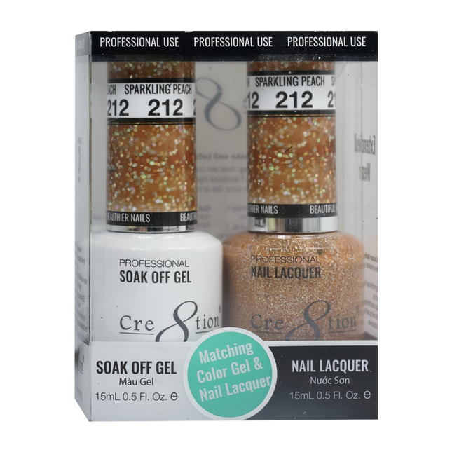 Cre8tion - Gel & Lacquer Glitter Duo (#145 - #216)