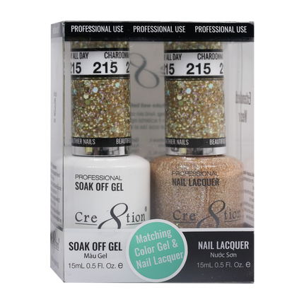 Cre8tion - Gel & Lacquer Glitter Duo (#145 - #216)