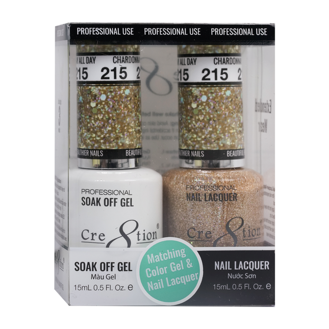 Cre8tion - Gel & Lacquer Glitter Duo (#145 - #216)
