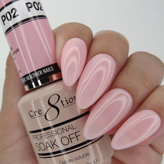 Cre8tion - French Pink Gel Colors (#P01 - P28, #W1 - W4)