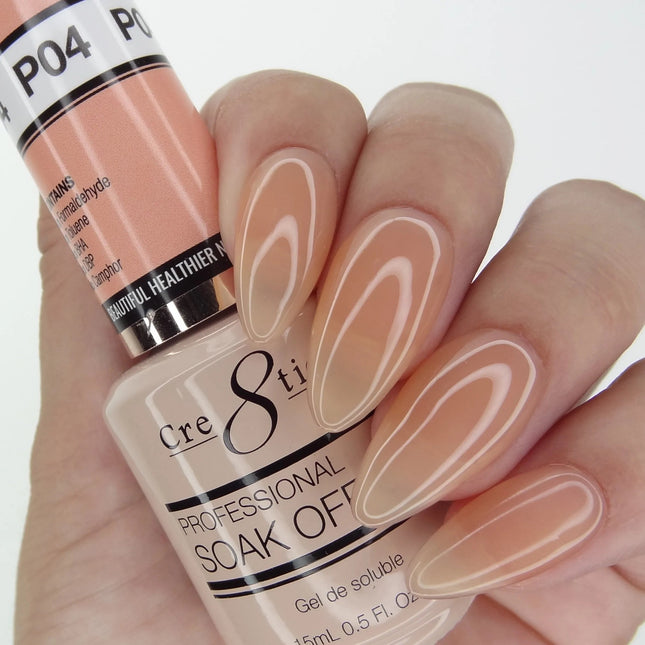 Cre8tion - French Pink Gel Colors (#P01 - P28, #W1 - W4)
