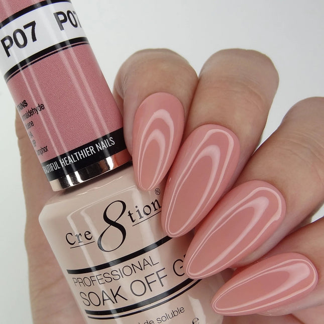 Cre8tion - French Pink Gel Colors (#P01 - P28, #W1 - W4)