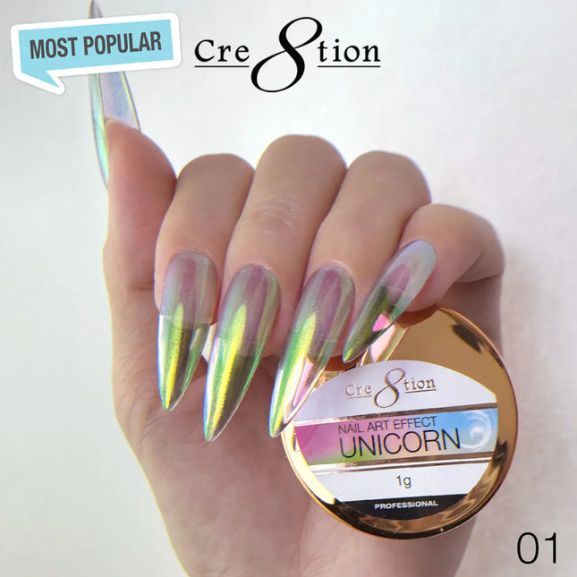 Cre8tion - Nail Art Unicorn Effect Full Set (18 Colors)