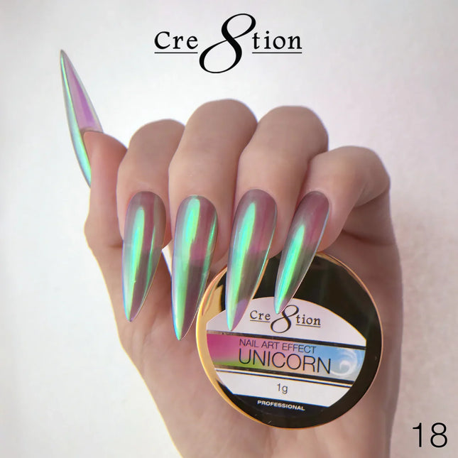 Cre8tion - Nail Art Unicorn Effect Full Set (18 Colors)