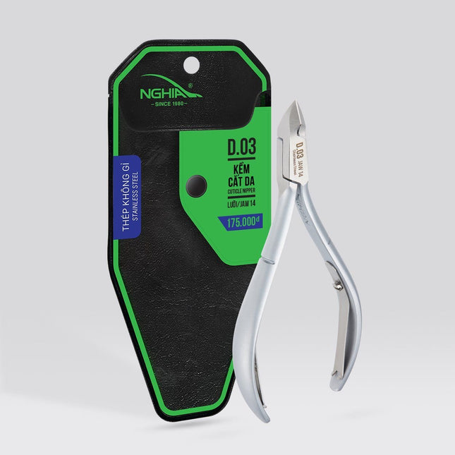 NGHIA Stainless Steel Cuticle Nipper D03