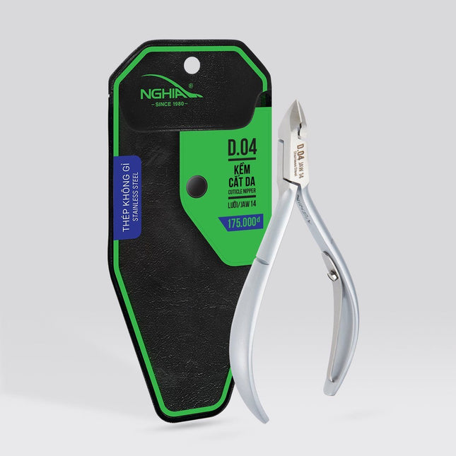 NGHIA Stainless Steel Cuticle Nipper D04