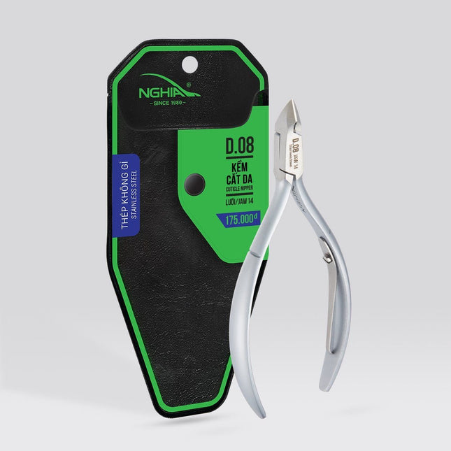 NGHIA Stainless Steel Cuticle Nipper D08