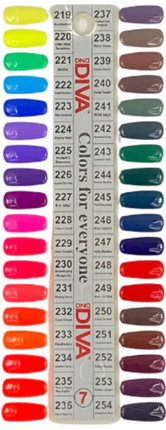DND - DIVA Gel & Lacquer Duo Full Set 36 Colors (#219 - #254)