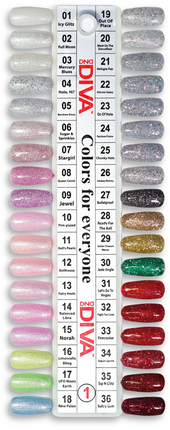 DND - DIVA Gel & Lacquer Duo Full Set 36 Colors (#01 - #36)