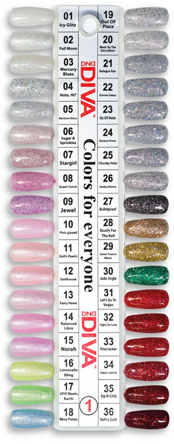 DND - DIVA Gel & Lacquer Duo Full Set 36 Colors (#01 - #36)