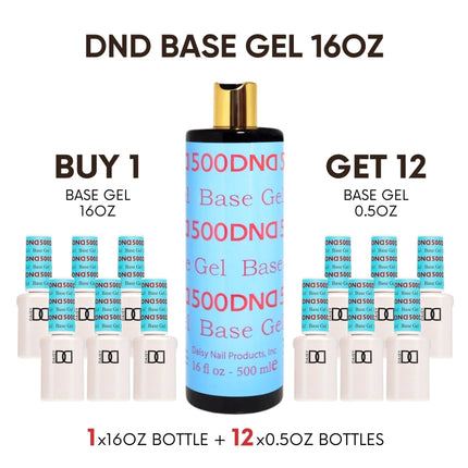 DND - DC Base Top Refill 16oz + 8 Small Bottles (New Bottle)