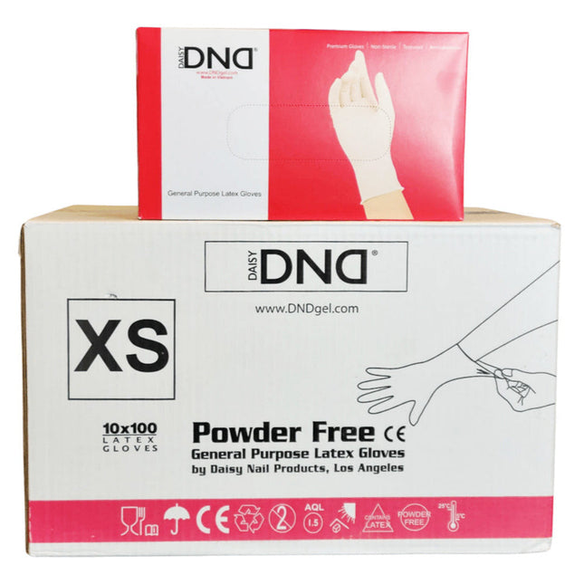 DND - Latex Gloves Case 10 Boxes - Size M