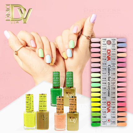 DND - DIVA Gel & Lacquer Duo Full Set 36 Colors (#110 - #145)