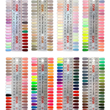 DND - DIVA Gel & Lacquer Duo (#219 - #290) - NEW 2024