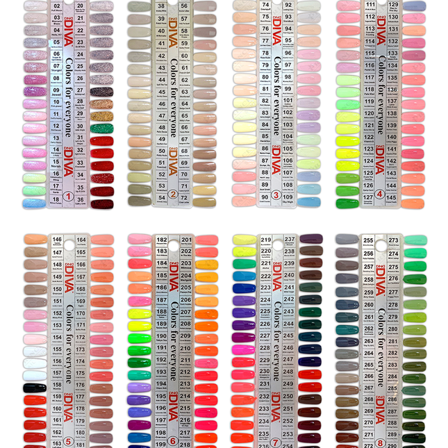 DND - DIVA Gel & Lacquer Duo (#219 - #290) - NEW 2024