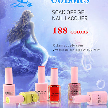 TRENDY COLLECTION – 188 COLORS Duo and Free Gift