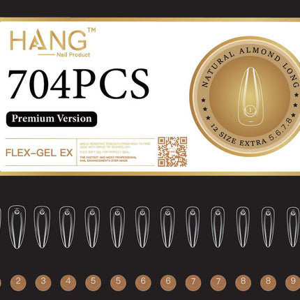 Hang - Soft Gel Ex Tips Almond (NEW 2024)