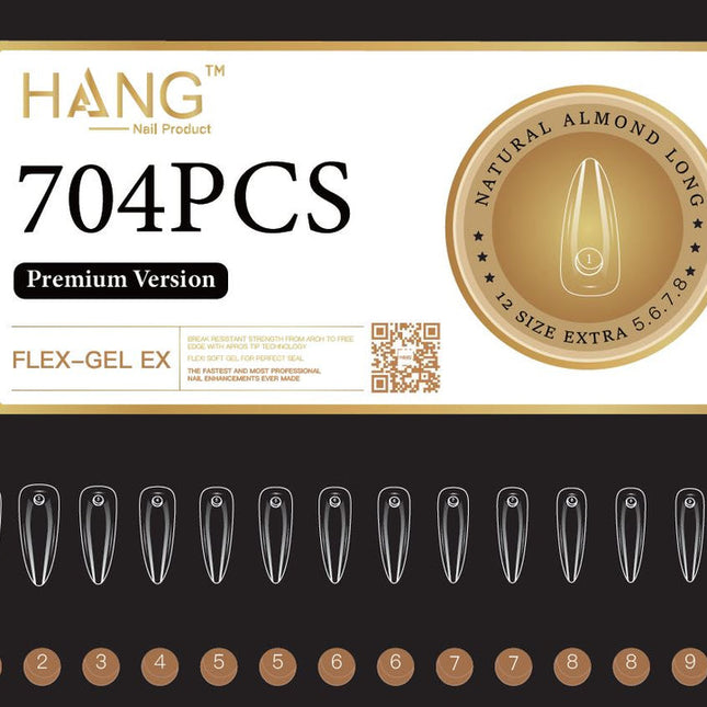 Hang - Soft Gel Ex Tips Almond (NEW 2024)