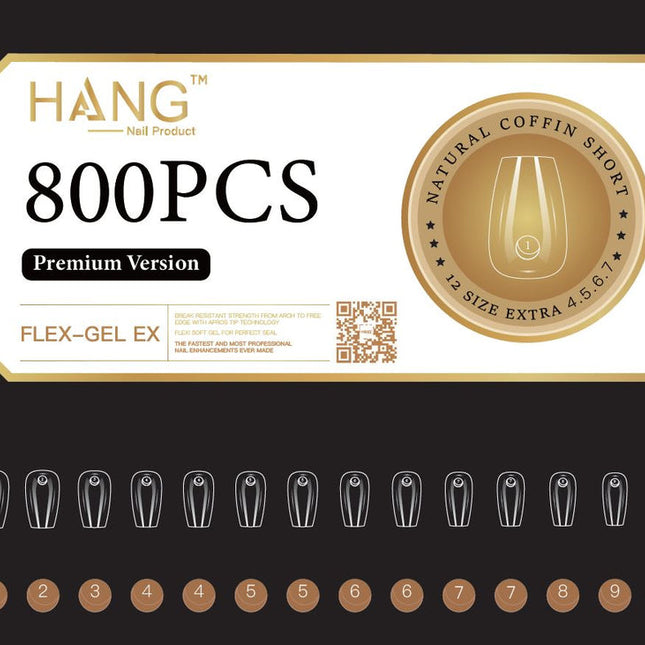 Hang - Soft Gel Ex Tips Coffin (NEW 2024)