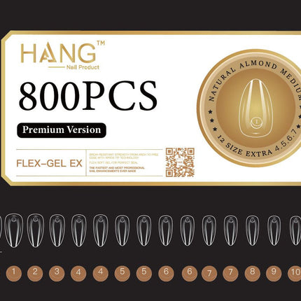 Hang - Soft Gel Ex Tips Almond (NEW 2024)