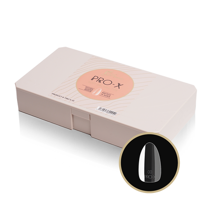 iGel PRO-X Soft Gel Nail Tips 20 - Natural Almond Medium (600 pcs)