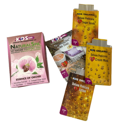 KDS - Pedicure Deluxe  4in1 (Case 88 Boxes) - Essence of Orchid